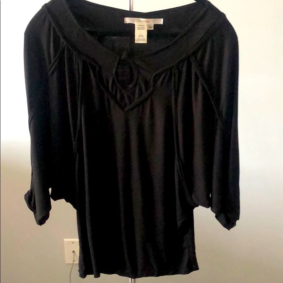 Studio M Black Batwing Top - Picture 1 of 4